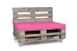 Preview: Palettenkissen Nylongewebe 120x80x8 pink