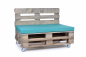 Preview: Palettenkissen Nylongewebe 120x80x8 tuerkis