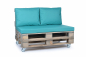 Preview: Palettenkissen Nylongewebe 120x80x8 tuerkis