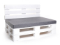 Preview: Palettenkissen-Matratzenkissen-Softline 120x80x8 grau