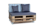 Preview: Palettenrückenkissen Sunline Stripes 120x42x8 blau-2