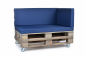 Preview: Palettenseitenkissen Nylongewebe 72x42x8 marine
