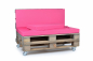 Preview: Palettenseitenkissen Nylongewebe 72x42x8 pink