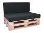Preview: Palettenkissen Sunline Uni 60x42x8 Premium (Outdoor) anthrazit