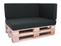 Preview: Palettenkissen Sunline Uni 60x42x8 Premium (Outdoor) anthrazit-2