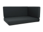 Preview: Palettenkissen Sunline Uni 72x42x8 Premium (Outdoor) anthrazit