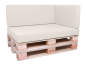 Preview: Palettenkissen Sunline Uni 80x60x12 Premium (Outdoor) creme-2