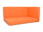 Preview: Palettenkissen Sunline Uni 120x42x8 Premium (Outdoor) orange-5