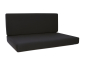Preview: Palettenkissen Sunline Uni 60x42x8 Premium (Outdoor) schwarz-4