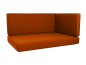 Preview: Palettenkissen Sunline Uni 120x42x8 Premium (Outdoor) terracotta-5