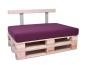 Preview: Palettenkissen Sunline Uni 120x42x8 Premium (Outdoor) purpur-1