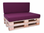 Preview: Palettenkissen Sunline Uni 60x42x8 Premium (Outdoor) purpur