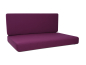 Preview: Palettenkissen Sunline Uni 120x42x8 Premium (Outdoor) purpur-4