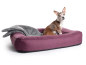 Preview: Hundebett Spring Softline 130x110 cm violett