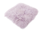 Preview: Tibet Lammfell Kissen Kissenbezug Pastell Lila