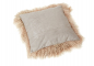 Preview: Tibet Lammfell Kissen Kissenhülle beige (Tops)