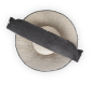Preview: Hundebett Shell CORD anthrazit
