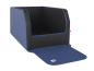 Preview: Auto Vordersitz Hundebett Travelmat VS Duo Plus navyblack Gr L