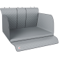 Preview: Hunde Autobett Travelmat City Guard AUDI_puresilver