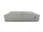 Preview: Hundekissen Twiddle gesteppt  80x60 cm GRAU
