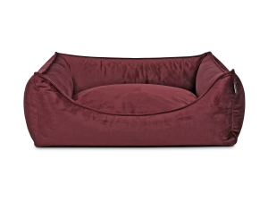 Hundebett Dreamcollection Velvetline bordeaux