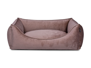 Hundebett Dreamcollection Velvetline hellbraun