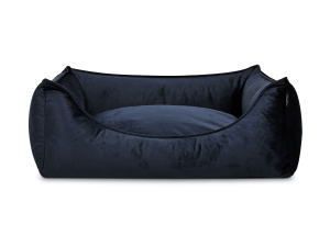 Hundebett Dreamcollection Velvetline navyschwarz