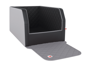 Auto Vordersitz Hundebett Travelmat VS Duo Plus silverlineblack Gr L
