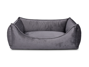 Hundebett Dreamcollection Velvetline anthrazit