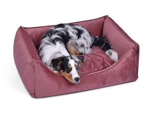 Hundebett Dreamcollection Velvetline rosa