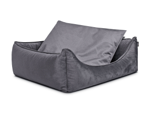 Hundebett Dreamcollection Velvetline anthrazit