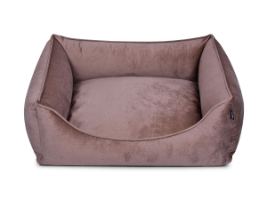 Hundebett Dreamcollection Velvetline hellbraun