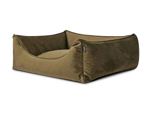 Hundebett Dreamcollection Velvetline khaki