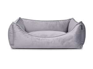 Hundebett Dreamcollection Velvetline silver