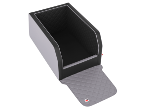 Auto Vordersitz Hundebett Travelmat VS Duo Plus silverlineblack Gr L