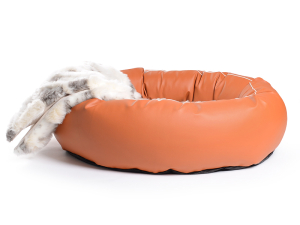 K-Nax Hundebett Kunstleder 60 cm terra