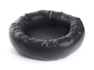 K-Nax Hundebett Kunstleder 60 cm schwarz