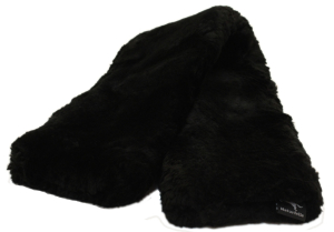 Bauchgurtschoner Lammfell schwarz