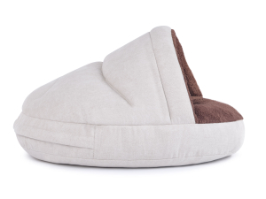 Hundebett Shell Comfort 120x120 cm cremebraun-2