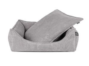 Hundebett Dreamer Cordline 130x110 cm GRAU-2