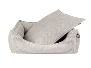 Hundebett Dreamer Cordline 130x110 cm SILBER-2