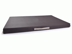 Select+ Hundematte Kunstleder braun 80x60x8 cm