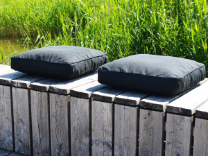Juubag-Matratzenkissen-Softline 80x60x8 schwarz-1