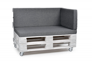 Palettenkissen-Seitenkissen-Softline 72x42x8 grau