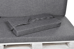 Palettenkissen-Seitenkissen-Softline 72x42x8 grau