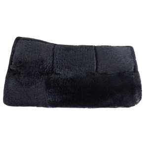 Lammfell Westernpad Square schwarz-med