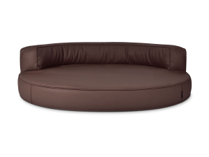 Atlanta Select+ Kunstleder Hundebett braun 90x70 cm-1