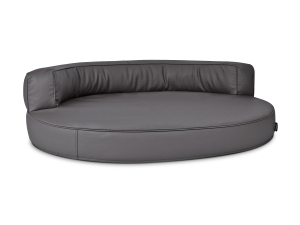 Atlanta Select+ Kunstleder Hundebett grau 130x110 cm-2