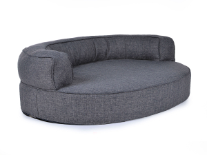 Hundebett Atlanta 110x90 cm grau