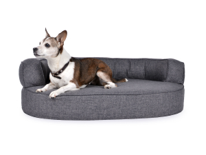 Hundebett Atlanta 110x90 cm grau